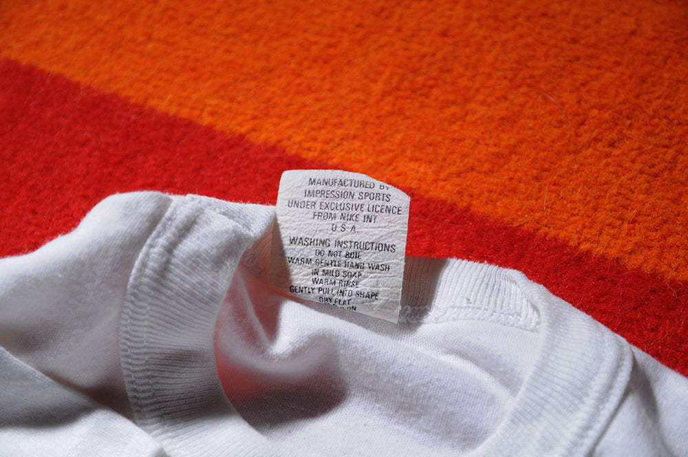 Vintage 80s Nike Air Ship Over The Shoulder Graphic Shirt Single Stitch Tshirt Small