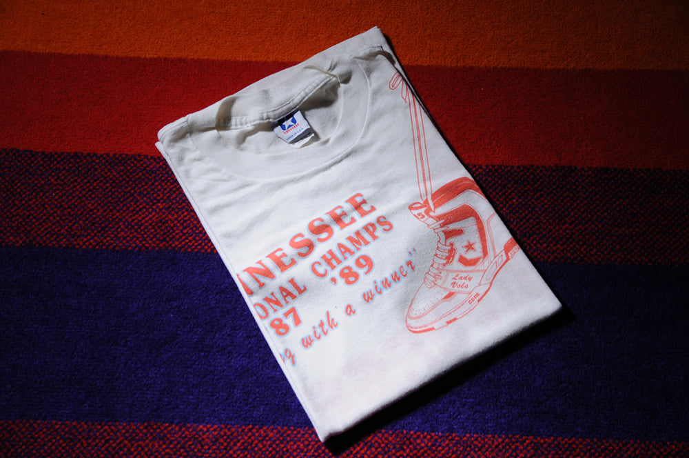 Vintage 80s Converse Tennessee Athletics Volunteers Basketball Single Stitch XL