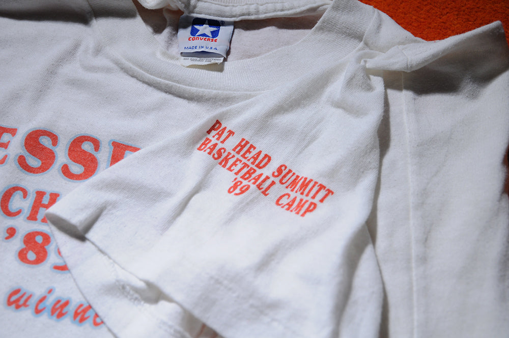 Vintage 80s Converse Tennessee Athletics Volunteers Basketball Single Stitch XL