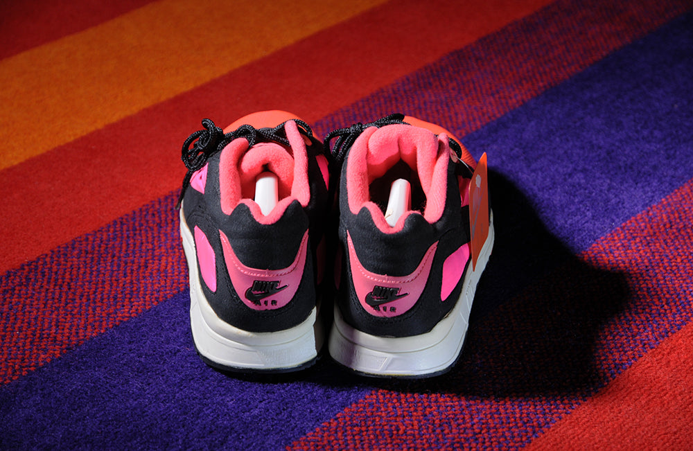 Vintage 90s Nike Air Current Solar Pink Black sz11