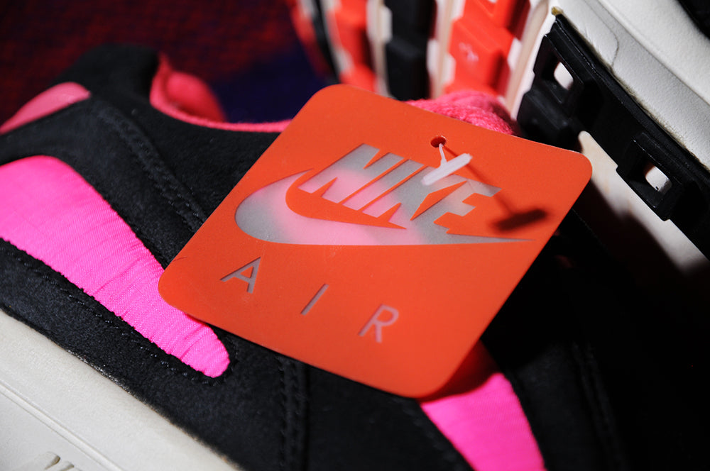 Vintage 90s Nike Air Current Solar Pink Black sz11