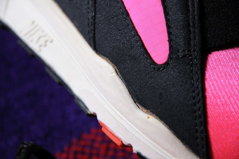 Vintage 90s Nike Air Current Solar Pink Black sz11