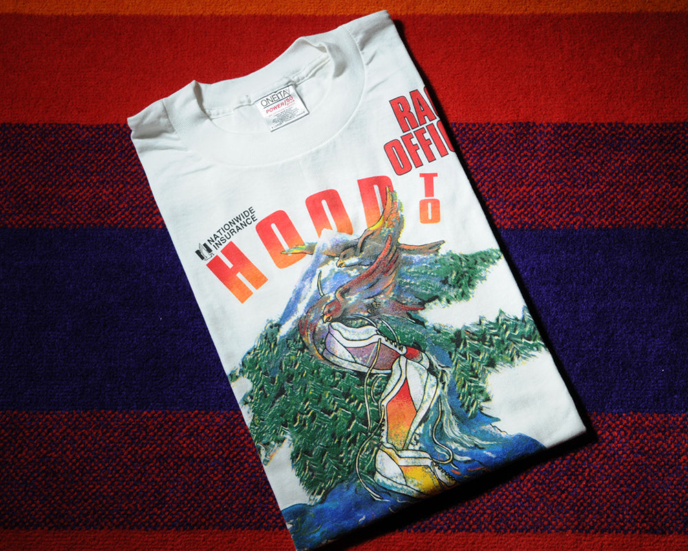 Vintage 90s Nike Running Hood to Coast Relay Marathon Single Stitch XL