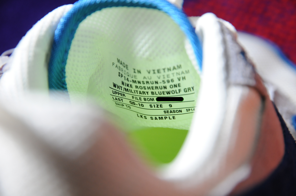 2014 Nike RARE Wear Test LOOK SEE SAMPLE Air Max 1 Roshe Prototype size9