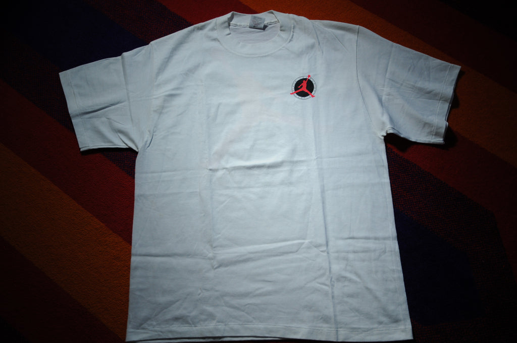Vintage 90s NEW Nike Air Jordan Flight Club Promo Single Stitch Shirt Medium