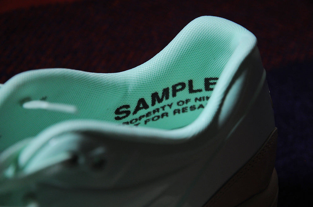 2013 Nike Air Max 1 RARE SAMPLE Vachetta Tan Arctic Green Mint Womens sz7