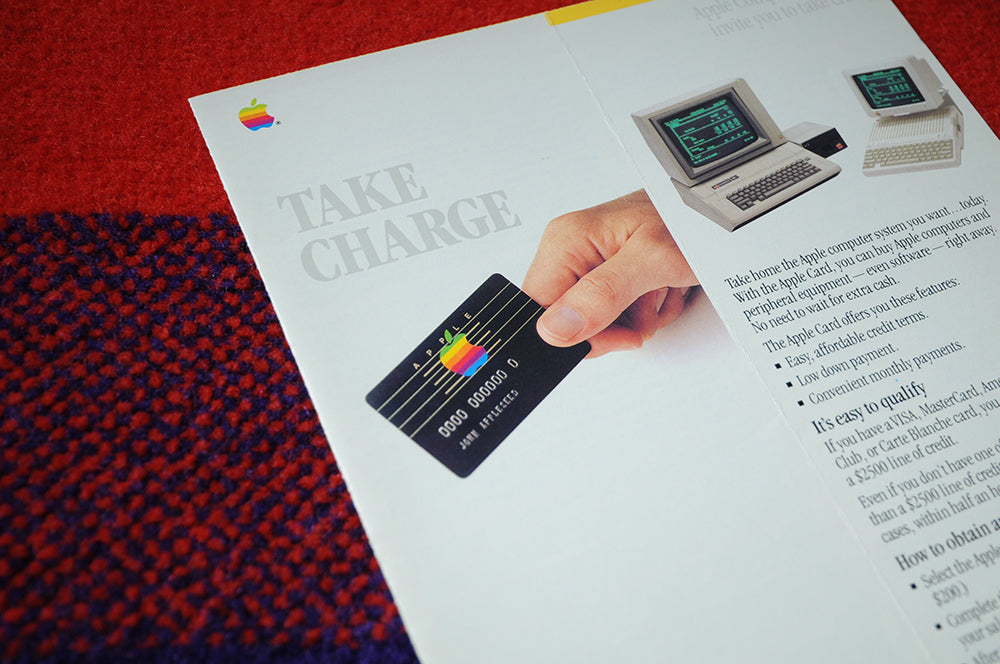 Vintage 80s Apple Computer Inc Macintosh Credit Card Application Booklet