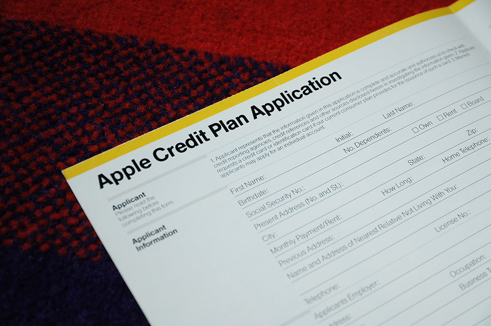 Vintage 80s Apple Computer Inc Macintosh Credit Card Application Booklet