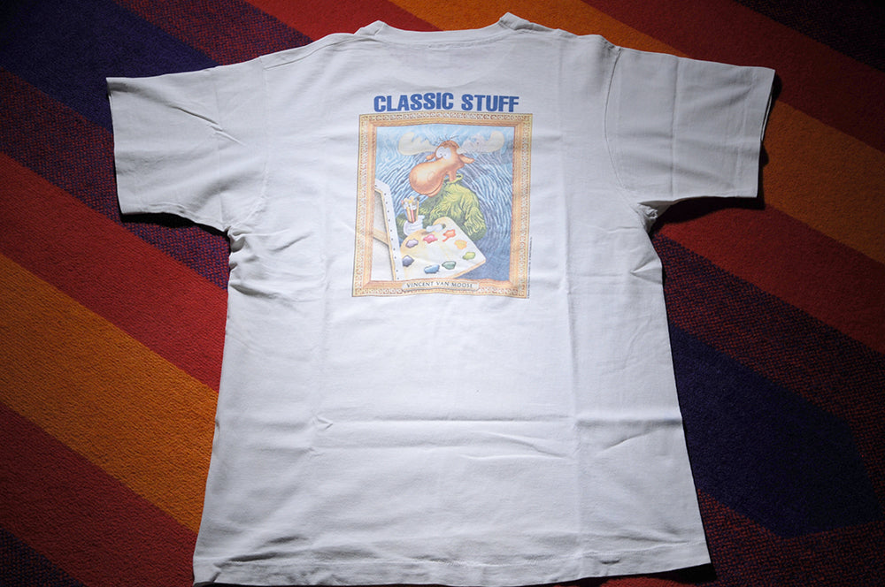 Vintage 90s Fruit Of The Loom The Adventures Of Rocky and Bullwinkle Vincent Van Moose Shirt XL