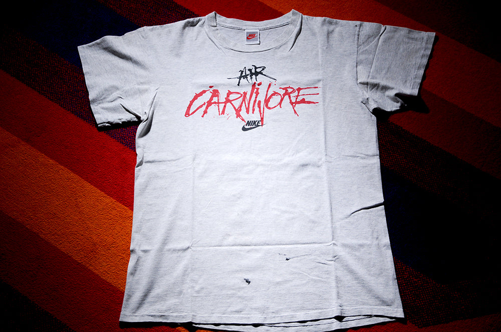 Vintage 90s Nike Air Carnivore Promo Tshirt Single Stitch XL