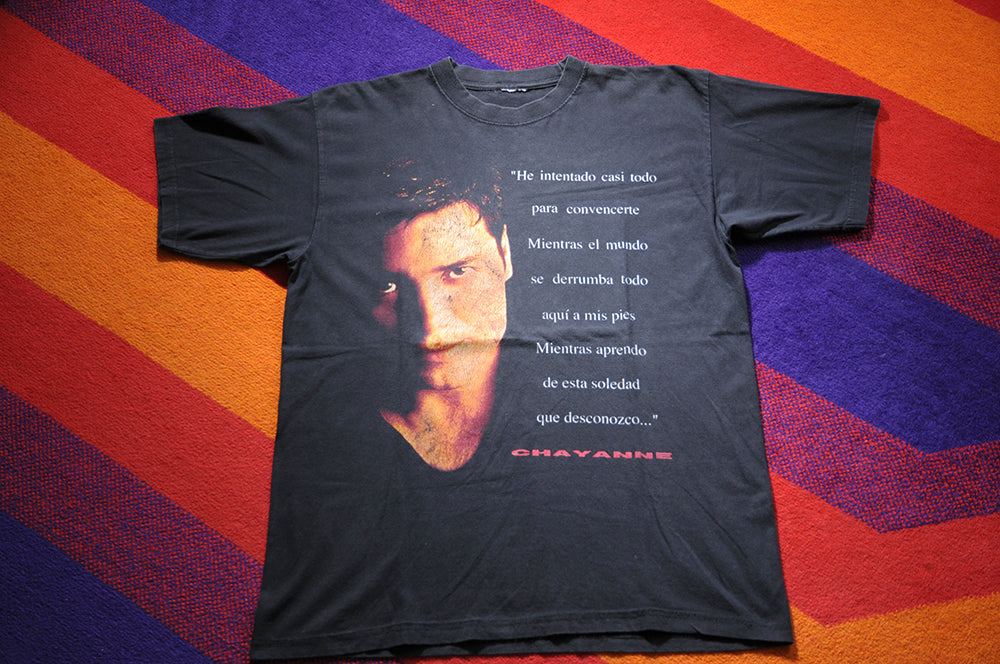 Vintage 90s Chayanne A Todo Tu Amor USA Tour Gira Spanish Latin Pop Music szL