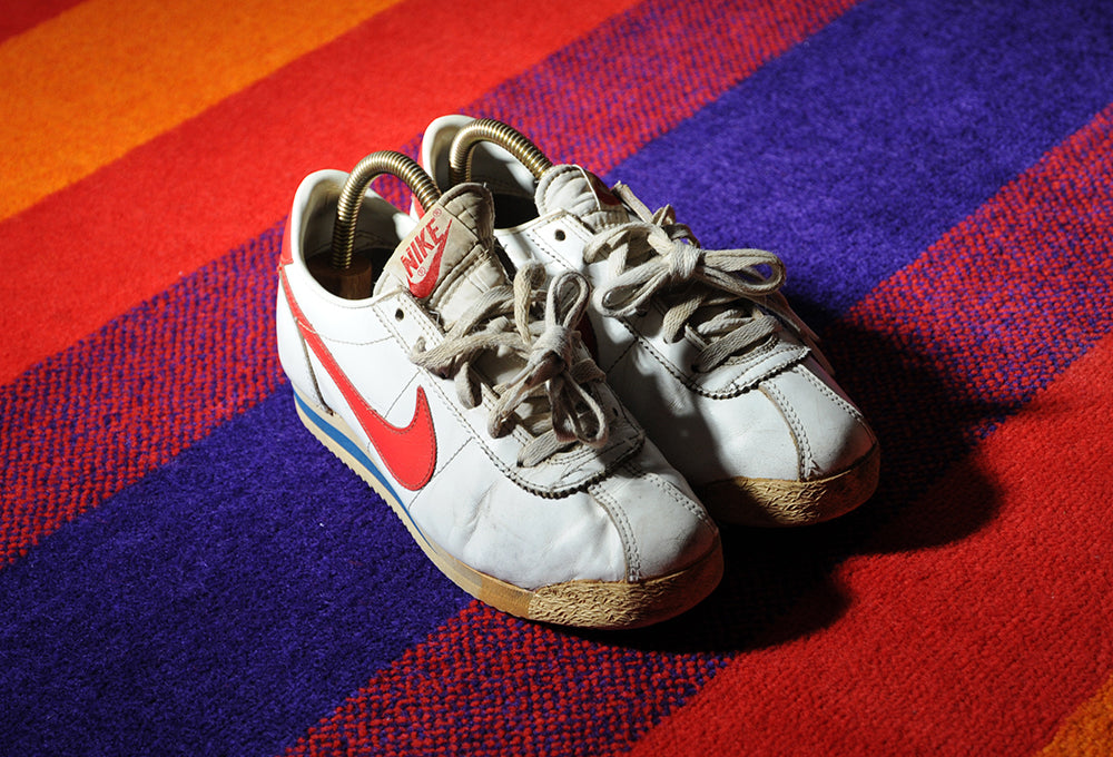 Vintage 80s Nike Cortez Leather Forest Gump USA sz5.5