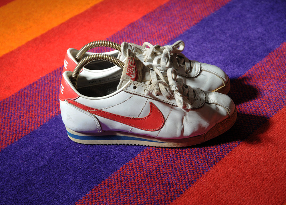 Vintage 80s Nike Cortez Leather Forest Gump USA sz5.5