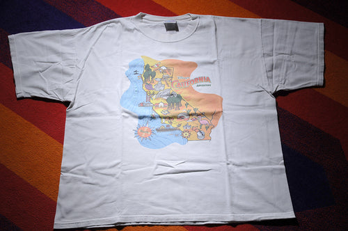 Vintage 2001 Disneyland Resort Disney California Adventure Promo Shirt XXL