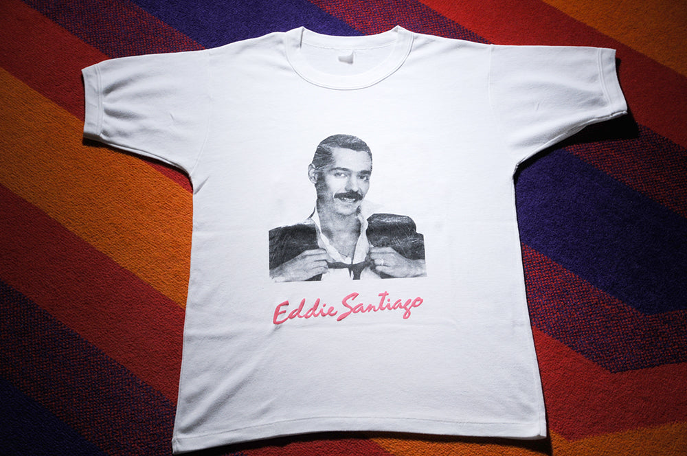 Vintage 80s Eddie Santiago Spanish Cali Es Rumba Salsa Rumbera Colombiana szM
