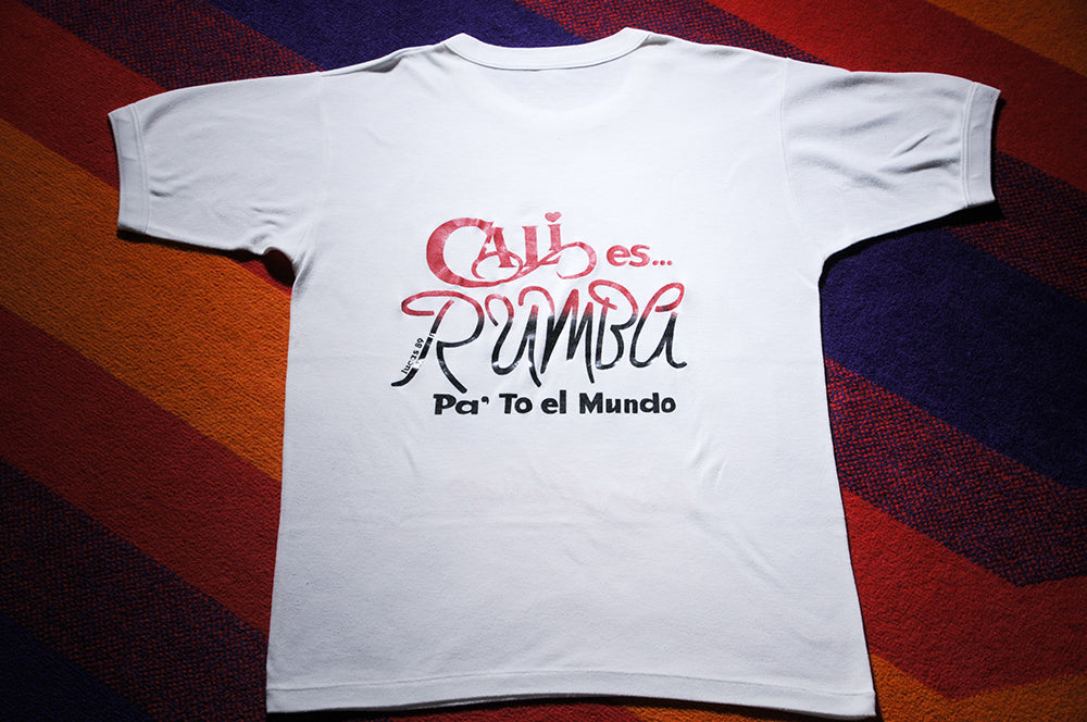 Vintage 80s Eddie Santiago Spanish Cali Es Rumba Salsa Rumbera Colombiana szM