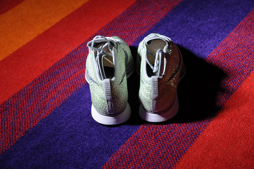 2012 Nike Flyknit Racer Pistachio Pastel Green Racing Road sz7.5