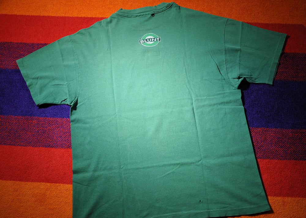 Vintage 90s Blunt Skateboards Hatred Is Sick Single Stitch XL