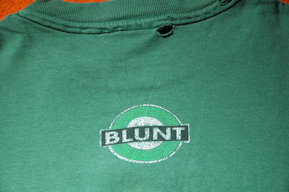 Vintage 90s Blunt Skateboards Hatred Is Sick Single Stitch XL