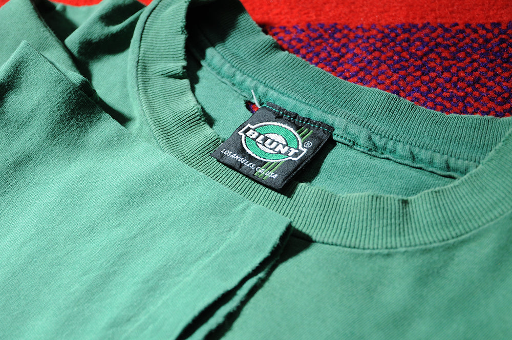 Vintage 90s Blunt Skateboards Hatred Is Sick Single Stitch XL