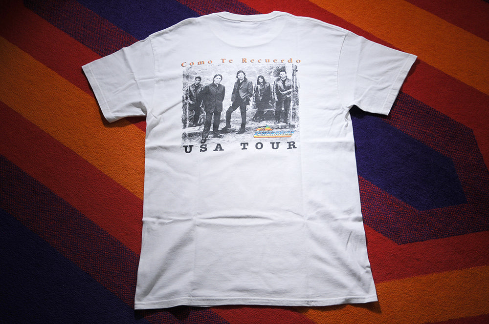 Vintage 90s Los Temerarios Como Te Recuerdo Romance Ranchera USA Tour Gira szL