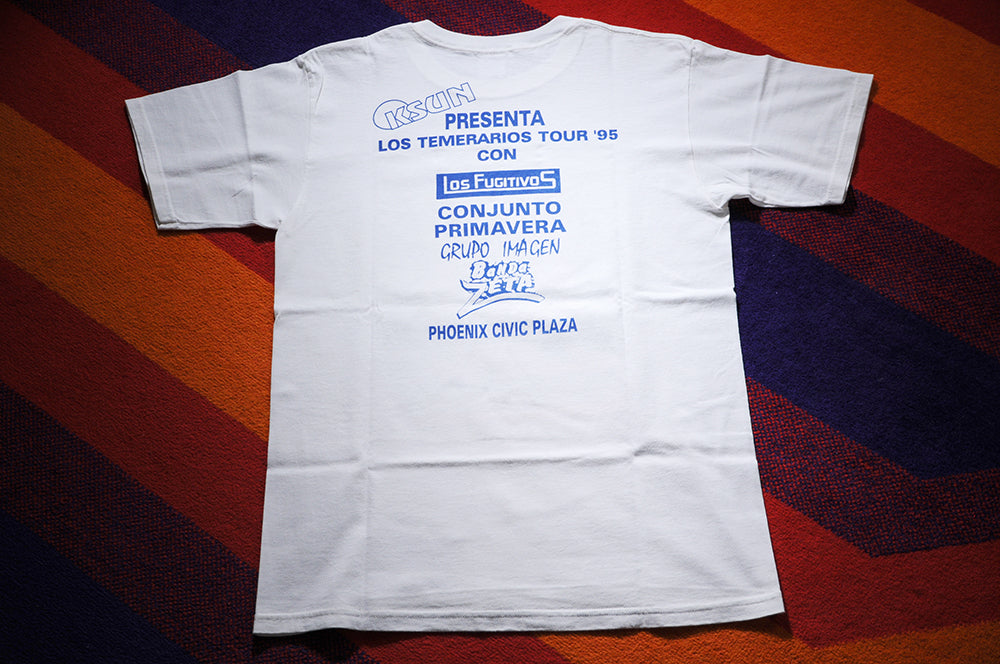 Vintage 90s Los Temerarios KSUN Banda Zeta Conjunto Primavera Los Fugitivos Phoenix Arizona USA Tour Gira szM