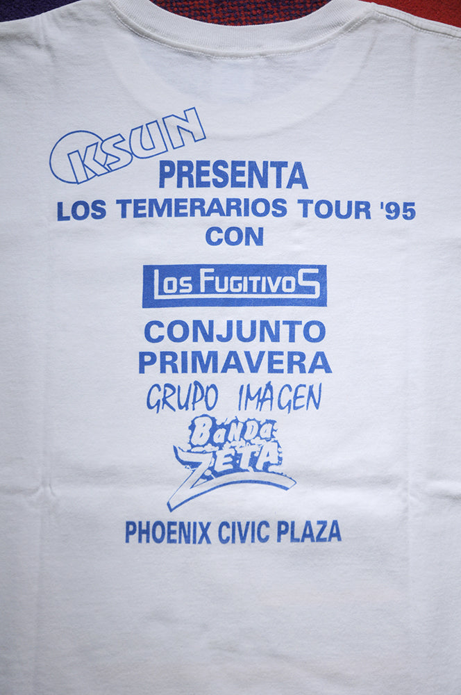 Vintage 90s Los Temerarios KSUN Banda Zeta Conjunto Primavera Los Fugitivos Phoenix Arizona USA Tour Gira szM