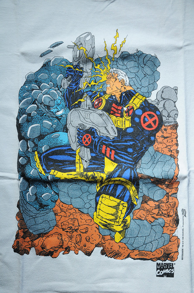 Vintage 90s Marvel Super Heroes X-Men Comics Cable Single Stitch Shirt XXL