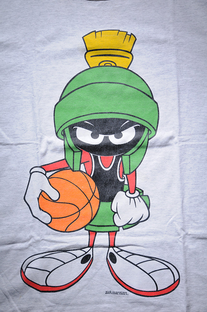 Vintage 90s Changes Marvin the Martian Space Jam Basketball Shirt XL