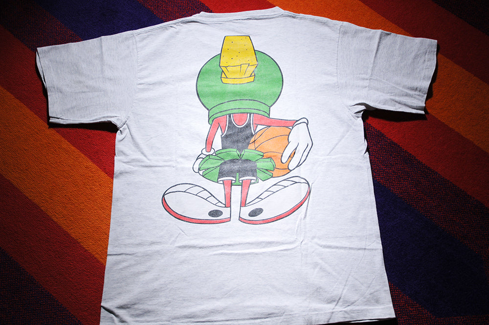 Vintage 90s Changes Marvin the Martian Space Jam Basketball Shirt XL
