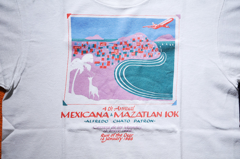 Vintage 80s Screen Stars Mexico Mazatlan Run of The Deer Running 10k Spanish szM