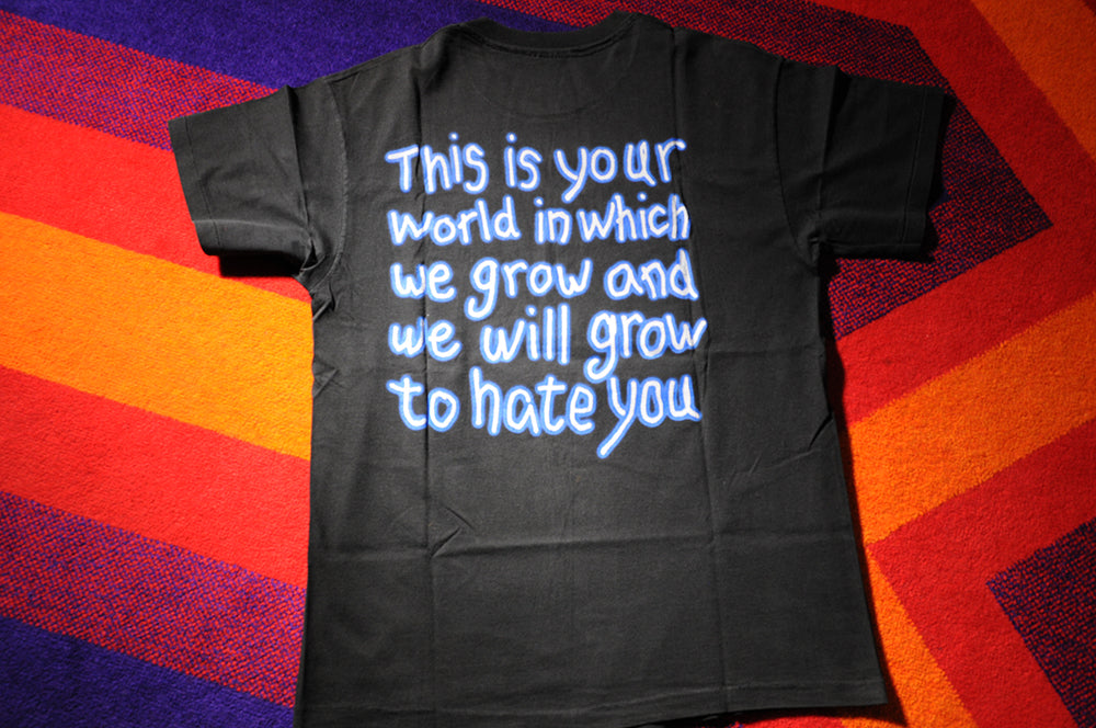 Vintage 90s Marilyn Manson Blue Face This is Your World Single Stitch Shirt XL