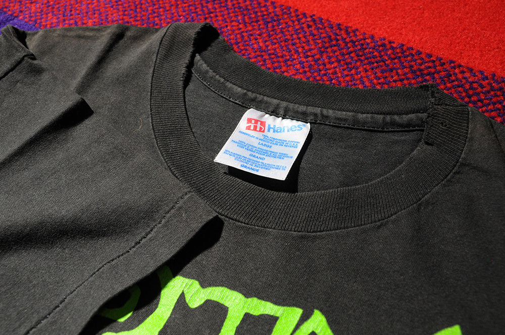 Vintage 90s Marilyn Manson Blue Face This is Your World Single Stitch Shirt XL