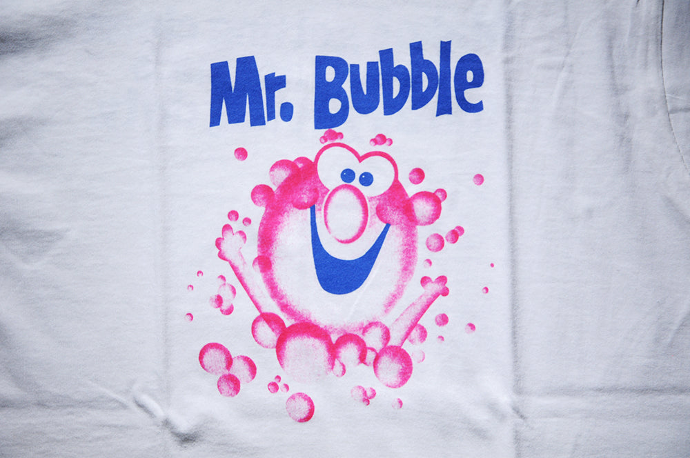 Vintage 90s Fruit Of The Loom Mr. Bubble Bath Soap Promo  Shirt LARGE