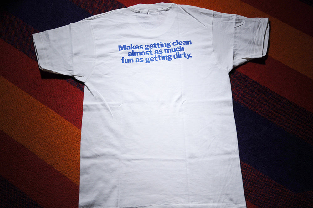 Vintage 90s Fruit Of The Loom Mr. Bubble Bath Soap Promo  Shirt LARGE