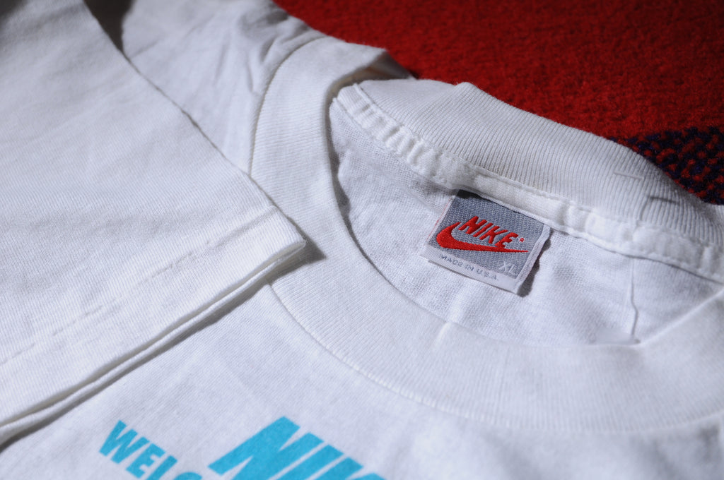 Vintage 90s Nike Just Do It Atlanta Georgia Dome Grand Opening History Single Stitch Tshirt XL