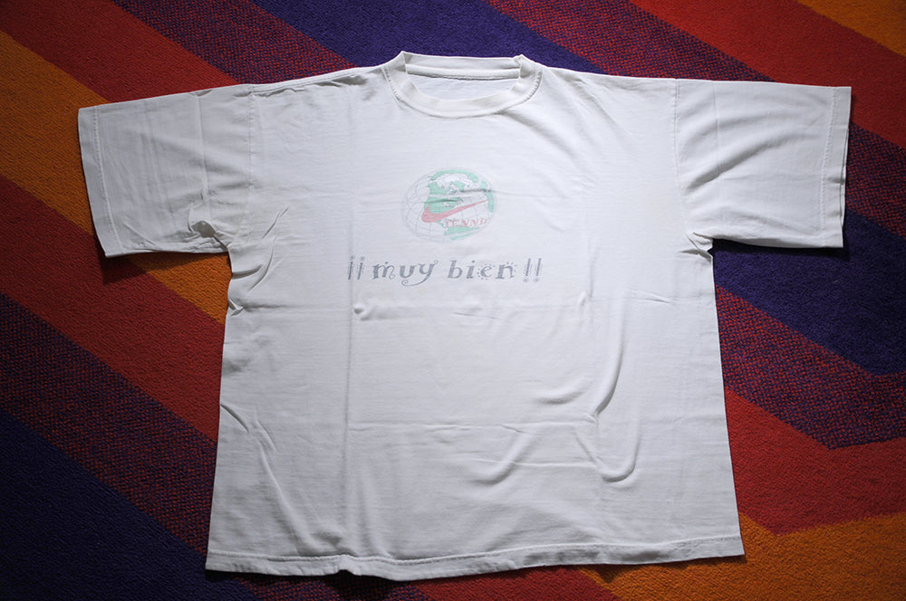 Vintage 90s Nike Tennis Mexico Muy Bien Global szM