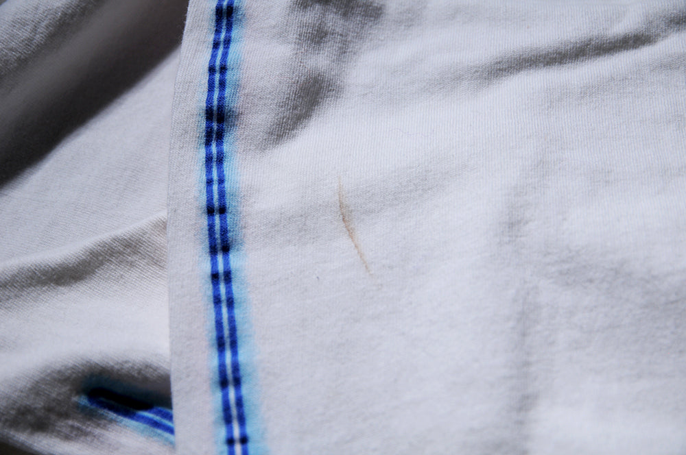 Vintage 80s Nike Blue Tag Neon Lights Swoosh Long Sleeve Hoodie Sweatshirt Large