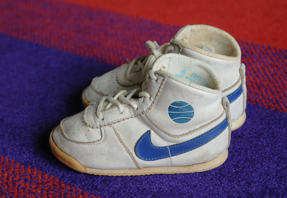 Vintage 80s Nike Infantry Baby Shoes 6c
