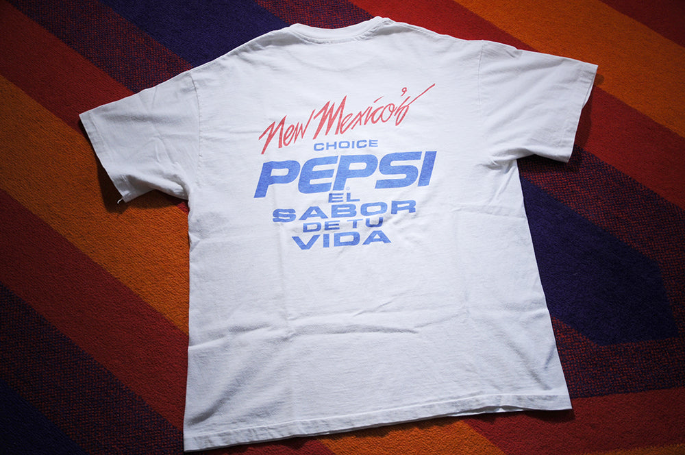 Vintage 90s RARE Pepsi Man New Mexico Spanish El Sabor De Tu Vida szL