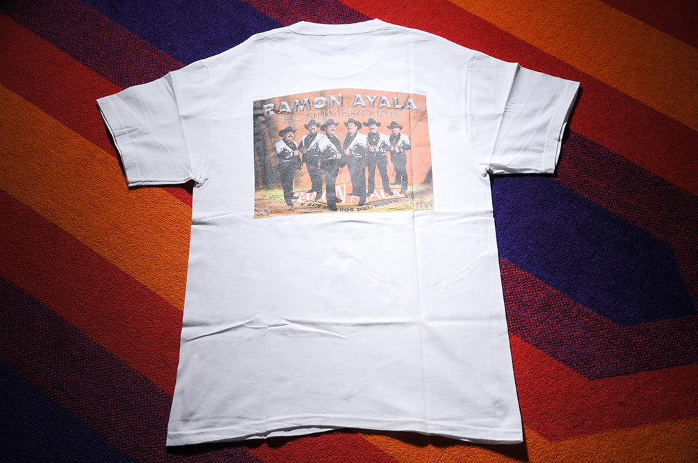 Vintage 2002 Hanes Ramon Ayala Y Sus Bravos Del Norte El Numero 100 Signed Ranchera Latino Spanish Music szM