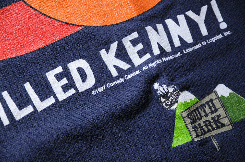Vintage 90s Tultex South Park Comedy Central Oh My God They Killed Kenny Shirt XL
