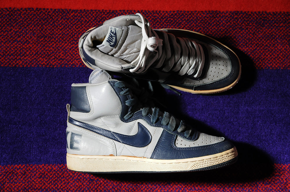 Vintage 80s Big Nike Terminator George Town University Basketball sz8.5