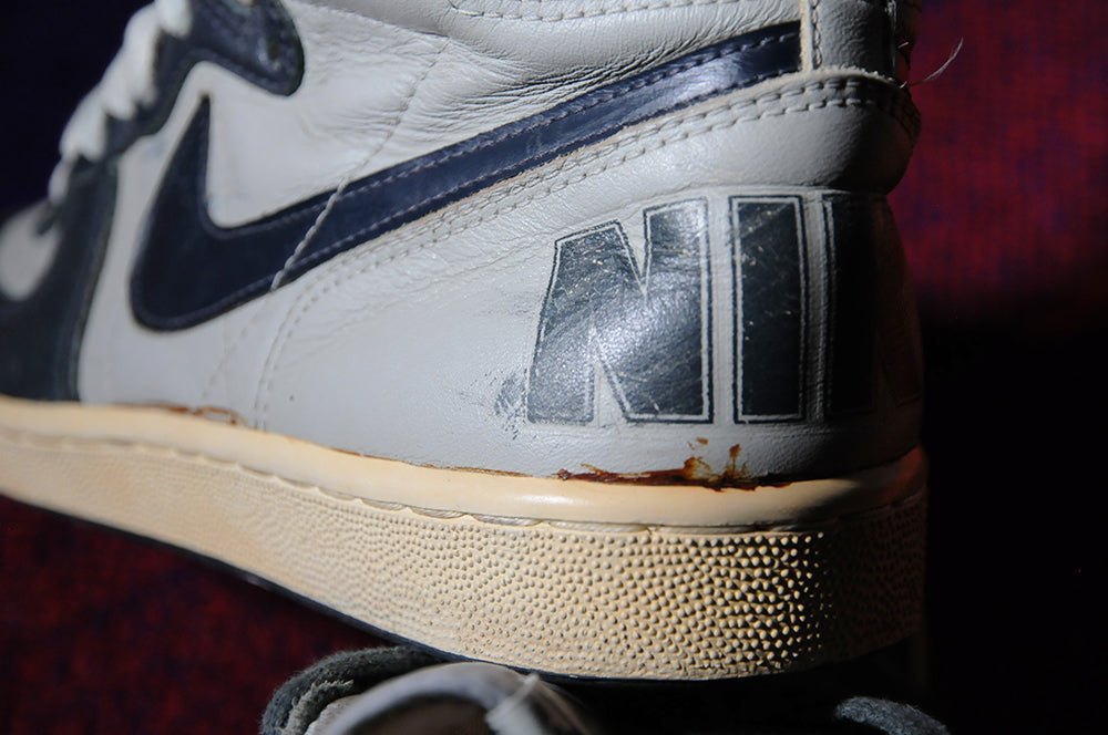 Vintage 80s Big Nike Terminator George Town University Basketball sz8.5