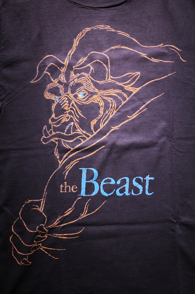 Vintage 90s Disney Beauty And The Beast Movie Promo Shirt MEDIUM