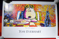 Vintage 2001 Tom Everhart Snoopy Peanuts THE LAST SUPPER Fine Art Poster