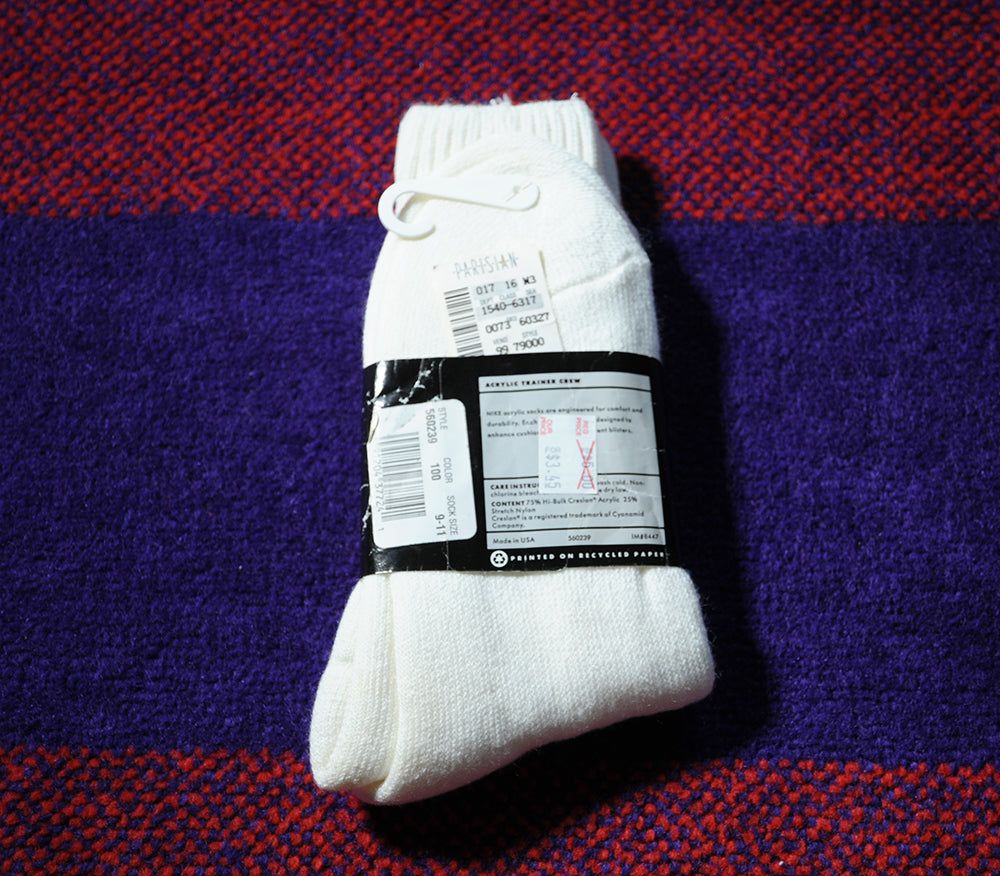 Vintage 90s Nike Air Brand New Cotton Crew High Socks