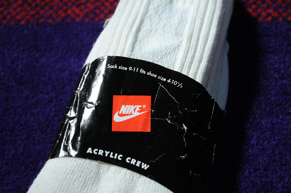 Vintage 90s Nike Air Brand New Cotton Crew High Socks