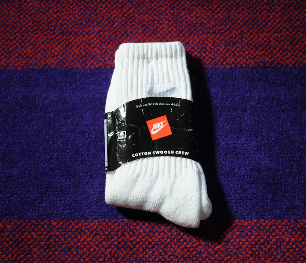 Vintage 90s Nike Air Brand New Cotton Crew High Socks
