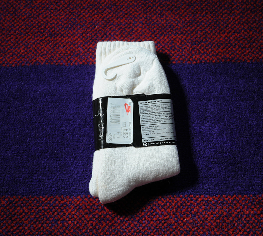 Vintage 90s Nike Air Brand New Cotton Crew High Socks